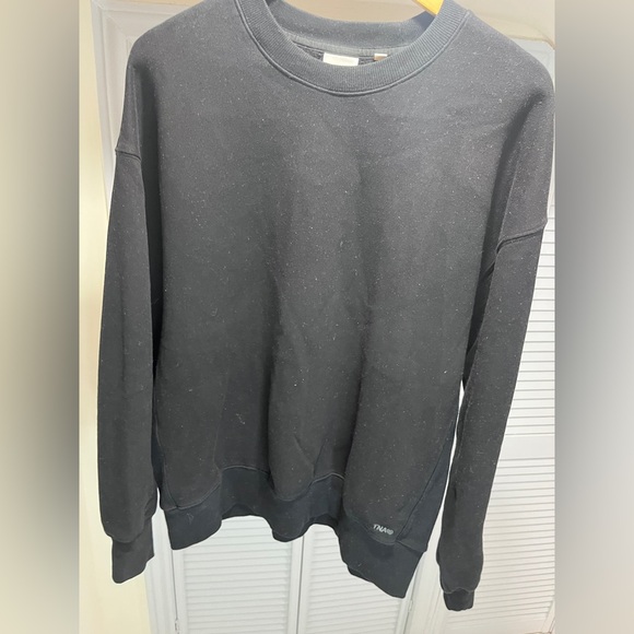 TNA Black Crew Neck Long Sleeve Sweatshirt - Picture 3 of 10